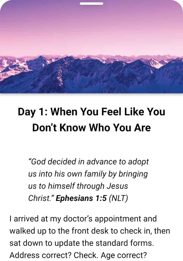 Title and Introductory Scripture Example